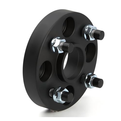 Adaptateur de conversion d'entretoise roue en alliage robuste noir de 35mm entraxe PCD 4x100