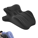 Arcova Sweet Spot Pillow - 27° Perfect Angle Memory Foam Wedge Cushion, Chiro Monk Couple Pillow, Keep the Passion Alive All Night, Enhances Experience for All Postures (Black)