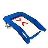 Sport-Thieme Booster Board ST | Höhenverstellbares Sprungbrett mit optimaler Standstabilität und Absprungdynamik | Trampolintuch | Blau | 26–32 cm Höhe | 135x100 cm | bis 90 kg