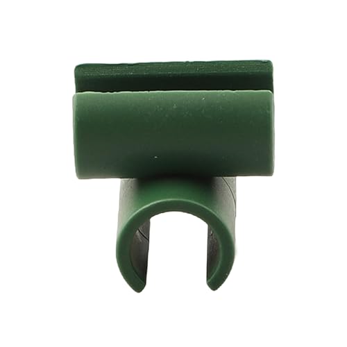 Lecreatekit Lot de 50 connecteurs de filet de cage à fruits, clips en plastique PP de 8 mm pour plantes grimpantes, supports de fixation de tige de cadre de serre