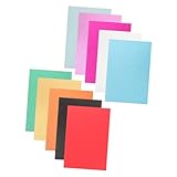 Holibanna 10 Blatt Teiliges Glitzerkartonpapier Buntes Glanzpapier zum Basteln Funkelndes DIY...