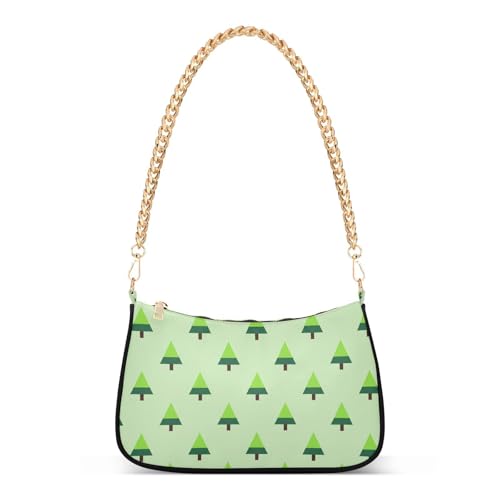 Sac à bandoulière motif sapins de Noël pour célébrer la magie des fêtes