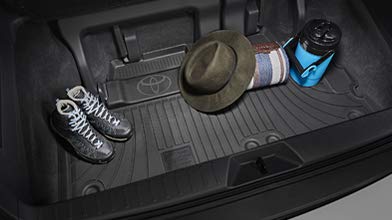 Toyota Genuine 2021 & Newer Sienna Rubber All Weather Cargo Tray (No Spare) PT206-08216