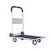 Folding Hand Truck Dolly Cart Heavy Duty with 4 Wheels 360 Degree Swivel Platform Truck for Loading Storage and Moving 330lbs