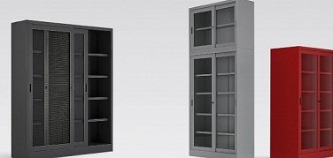 ITALFROM Armadio in Metallo per Ufficio ARCHIVIO ARMADI Metallici ARMADIETTO Metallico 120x45x200 Ante A RETI Metalliche-Consegna 30 Giorni LAVORATIVI