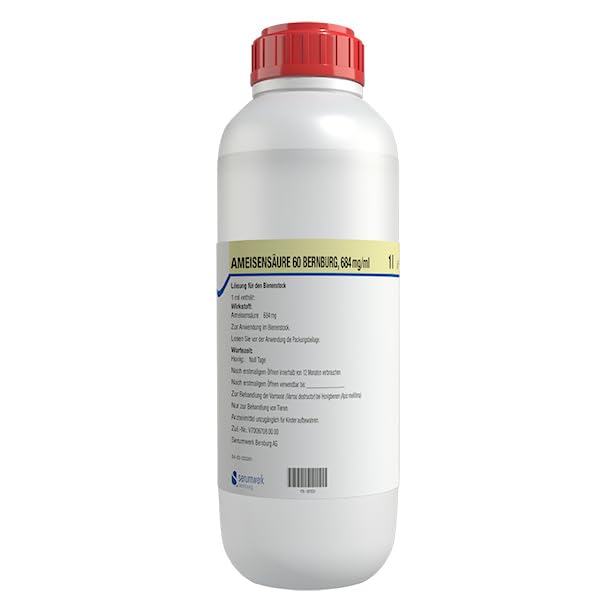 Ameisensäure 60 Bernburg 684 mg/ml Lösung für den Bienenstock (1 Liter) zugelassen für Schwammtuchbehandlung
