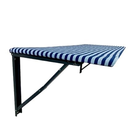 Dawn Indus Mounted Foldable Ironing Table/Board | Incredible Space Saver, Foldable and Durable, Powder Coated MS Table Brackets(48 * 19 inch)