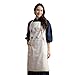 Maison d' Hermine Birdies On Wire 100% Cotton Apron with an Adjustable Neck & Two Side Pockets, 27.50 - inch by 31.50 - inch