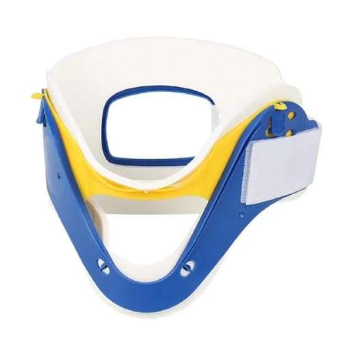 Image of DIALDRCARE Foam Adjustable Cervical Neck Collar Brace For Spinal Pain And Pressure Relief Yoga Home Office, One Size