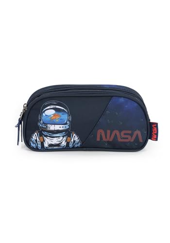 Estojo Duplo Nasa Astronauta Azul - Luxcel