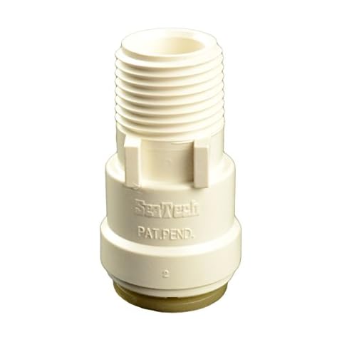 Seatech 3501-1008 1/2 Inch Quick Connect by 1/2 Inch MPT Straight Adapter Cover