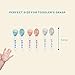 BEABA Toddler Self Feeding Cutlery And Utensils, Baby Spoons and Forks , Baby Essentials, 10 Pack, Assorted