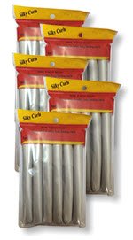 Silky Curls Flexi Rods, Hair Rollers, Flexi Rods, Flexible Rods, Pillow Rollers, Silk Hair Rollers (4packs)