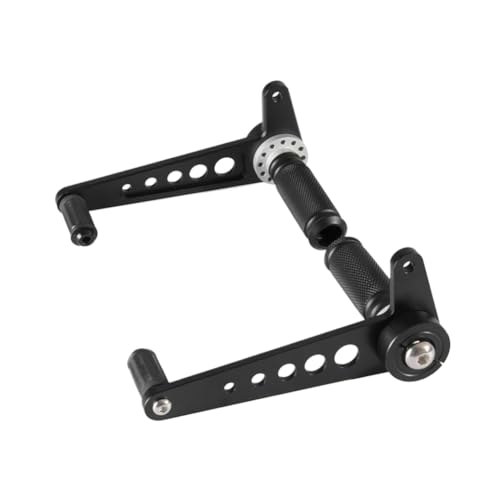 Repose-pieds Cafe Racer de haute précision pour moto rétro noire