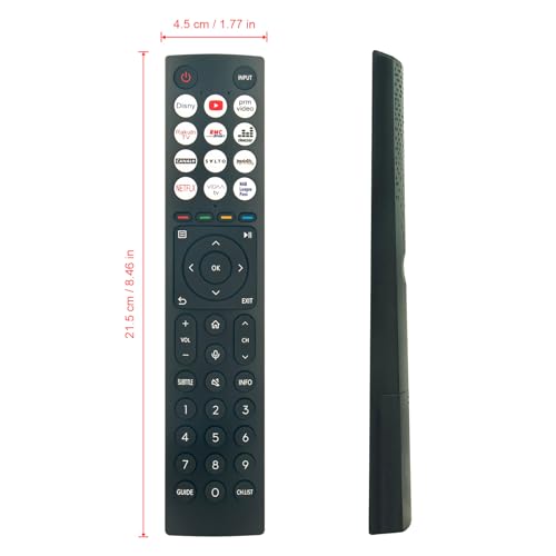 Télécommande ERF3C86H de remplacement pour réparer votre TV Hisense - 5