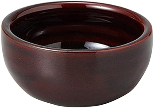 セトモノホンポ(Setomonohonpo) Set of 10 American Glaze with Thick Mouth, Small, 3.2 x 1.6 inches (8.1 x 4 cm), 4.3 oz (110 g), Delicacy, Restaurant, Commercial Use