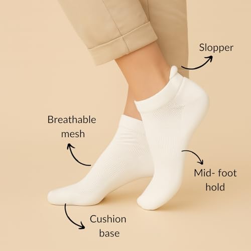 Image of SuperGeneriX Bamboo Socks for Men, Odor-Free & Soft Bamboo Socks, Cushioned & Breathable Socks, Durable Bamboo Socks