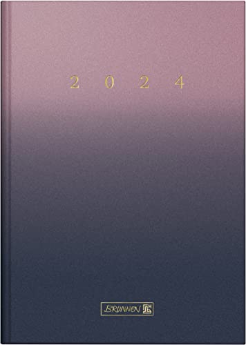 BRUNNEN Gradient Sky Daily Calendar Model 795 2024 1 Page = 1 Day Sheet Size 14.5 x 20.6 cm Colourful