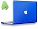 UESWILL Smooth Soft-Touch Matte Frosted Hard Shell Case Cover for MacBook Pro 13" with CD-ROM (Non-Retina)(Model:A1278)+ Microfibre Cleaning Cloth, Royal Blue
