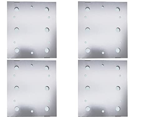4PCS 1/4 Sheet Double Insulated Sander Replacement Pad Assembly # 039066005051 for ryobi 039066005023, S652DK, S652D, S652DG Sander