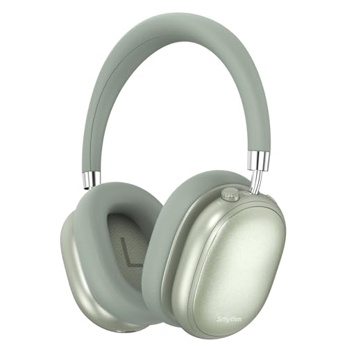 Srhythm NiceComfort 95 �n�C�u���b�h�m�C�Y�L�����Z�����O�w�b�h�z�� ���C�����X Bluetooth�w�b�h�Z�b�g �������[�h���� ENC HD�T�E���h �~���g�O���[��