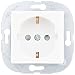 Produktbild REV 0236020100 Quadro, Steckdose mit Abdeckung, Unterputz, weiss