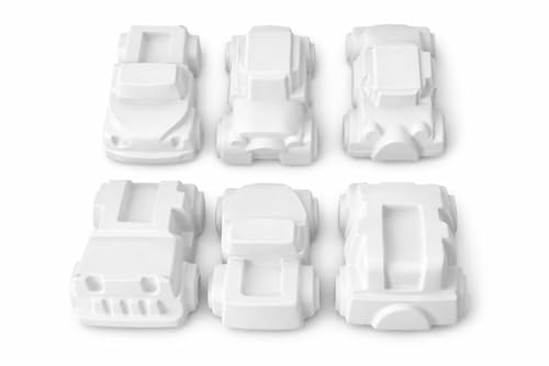 Image of EXPESIA DIY Sports Car Painting Kit for Kids, Plaster Toy Cars, with Paints and Brush, Creative Art and Craft Activity, Ages 3+