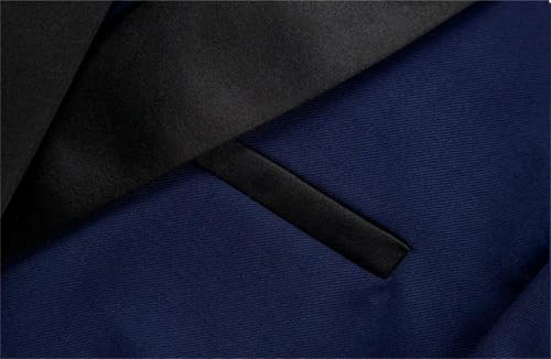 Men Wedding Party Three Pieces Set Large Blazer Coat Pants and Vest Slim Fit Suit4