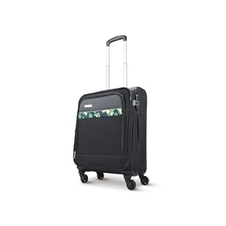 Aristocrat Commander Soft Case Cabin (Small Size) Trolley Bag, Black