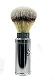 FS Synthetic Hair Brush Travel Chrome Aluminum Case 20 mm knot by Frank Shaving