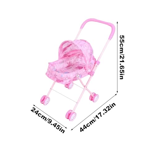 Cochecito plegable de 30 cm duradero que soluciona el espacio en el juego infantil 5