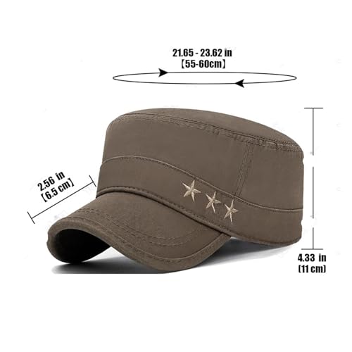Gorra plana para el sol de algodón transpirable y cierre ajustable 4
