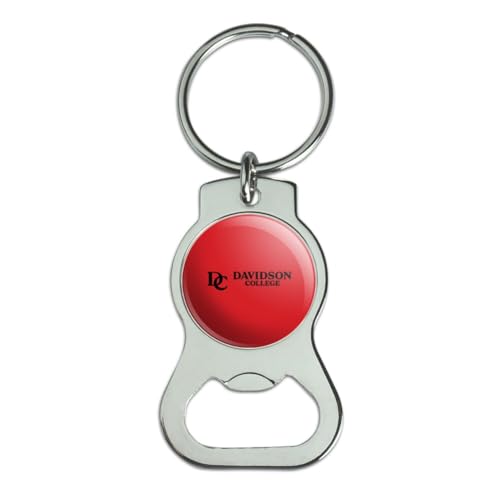 GRAPHICS & MORE Davidson College Wildcats Keychain with Bottle Cap Opener