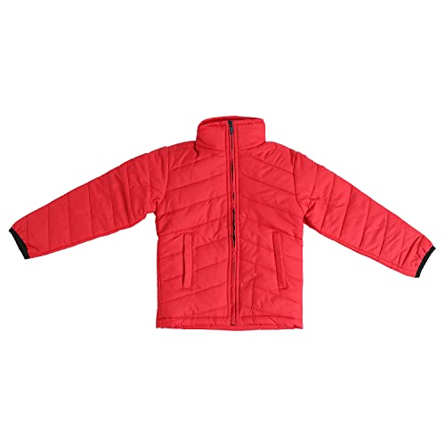 Image of Instafab Girl's Bomber Jacket |Warm Quilted Bomber Puffer Hood Jacket Coat Kids Jacket |Winterwear |Light Weight | Front Open | Full Sleeves |Handwash