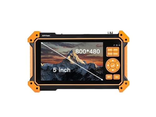 Probador de cámaras CCTV 3200C HD Coaxial 4K 8MP con rastreador de cable y pantalla de 5 pulgadas