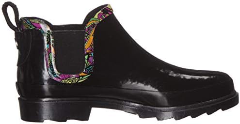 The SAK Women's Sakroots Rhyme Ankle Rainboot Rain Boot, Black with Rainbow Spirit Desert, 6 Medium US | Image 5