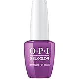 OPI GelColor, I Manicure for Beads, Purple Gel Nail Polish, New Orleans Collection, 0.5 fl oz