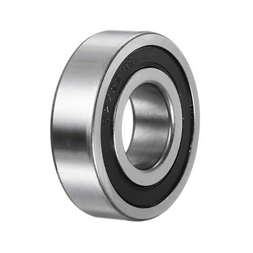 sourcing map 62/22-2RS Deep Groove Ball Bearing, 22mm x 50mm x 14mm Hign Carbon Chrome Steel Z1 Double Rubber Sealed Bearing