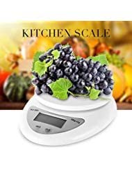 Miniatura 2 de CableVantage Báscula de cocina digital 0.04-176.37 oz Dieta Alimentos Balanza de cocina compacta 0.1-176oz Báscula de cocina Dieta Balance de
