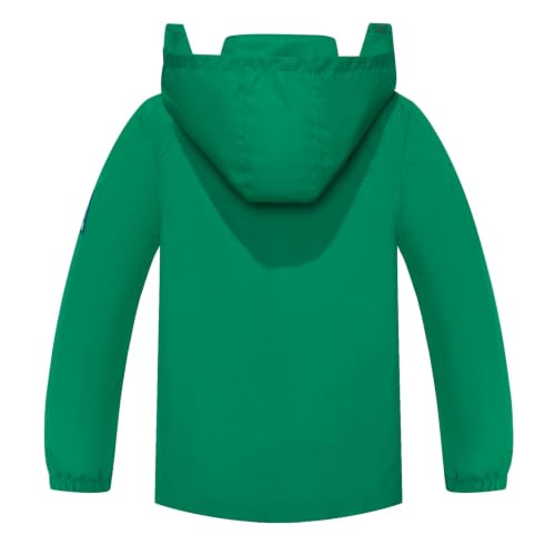 Image of SaphiRose Kids Waterproof Rain Jacket Mesh Lined with Removable Hood