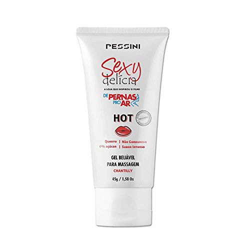 Gel beijável hot chantilly de pernas pro ar Sexy Delicia 45g - Pessini