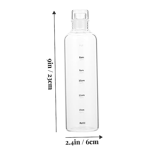 Bouteille eau transparent anti fuite pour sport et camping - 2