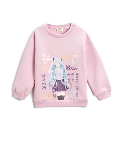 Sweatshirt rose fille idéal pour l'école et les loisirs Koton
