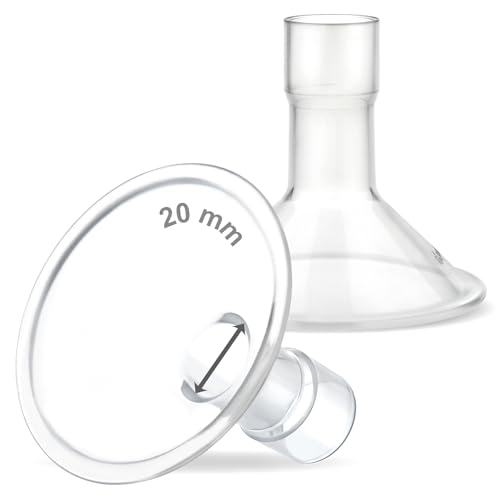 Image of Maymom MyFit 20 mm Small Shields, Compatible with Medela Breast Pump- PersonalFit, Freestyle, Harmony, Maxi, Flex Connector, Connect to Widemouth /Narrow Connector, 2pcs