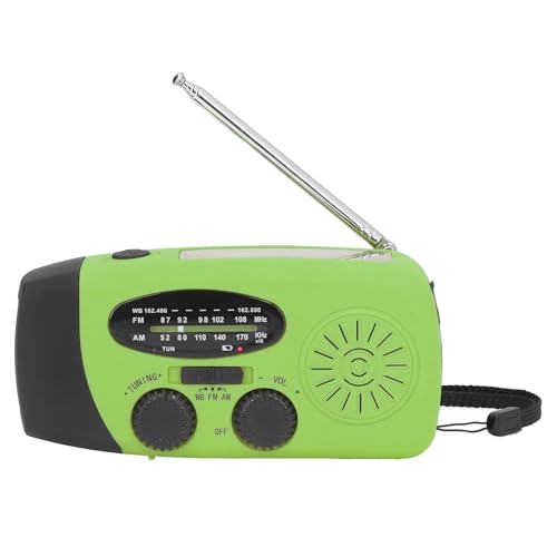 Radio d'urgence solaire avec manivelle portable dynamo SEAFRONT IPX3 AM FM