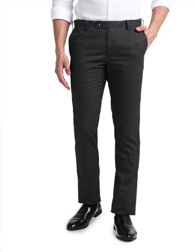 Image of Arrow Heathered Slim Trousers