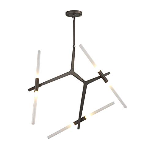 Moderne Led-kronleuchter Zweige Drehbare Lampenarm Pendelleuchten Mehrkopf-warmlicht-inselleuchten Für Wohnzimmer Esszimmer Schlafzimmer