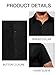 Runcati Mens Luxury Satin Silk Dress Shirts Casual Button Down Short Sleeve Prom Party Wedding Shirt Black
