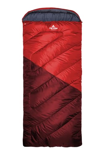 Teton Celsius XXL +20F Degree Sleeping Bag, Cold-Weather Sleeping Bag