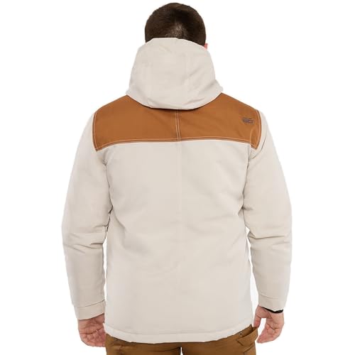 Men's Fleece Lined Insulated Reinforced Performance Cold Weather Outdoor Jacket3